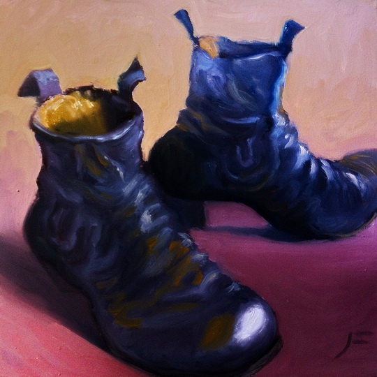 THE FLAMENCO DANCER'S SHOES Daily Painting #475
